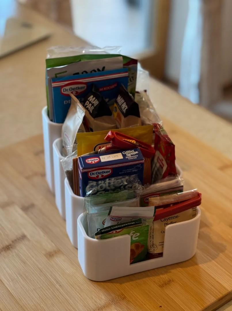 Pantry Organizer - Tiered - for Taco Packets or any other items