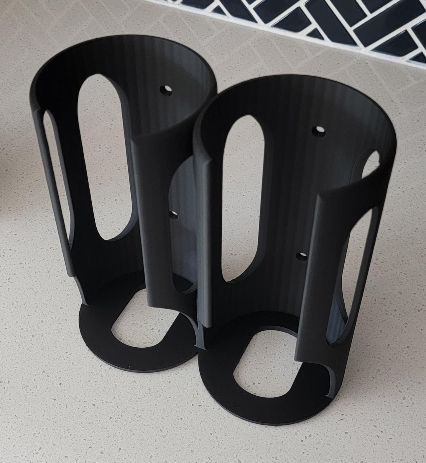 Wall Mount Cat Food Can Holder: Set of 2, Holds 20 Cans