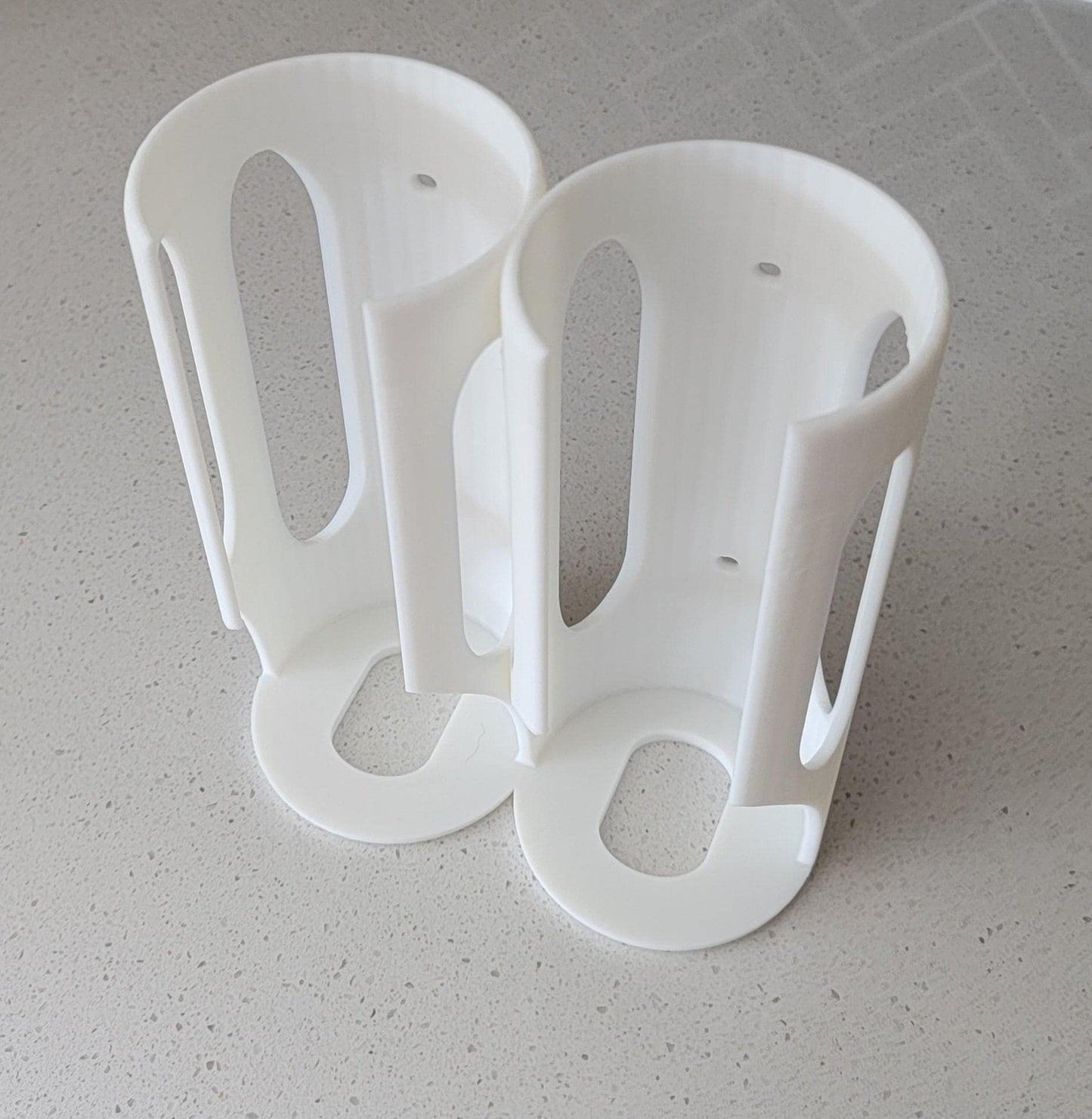 Wall Mount Cat Food Can Holder: Set of 2, Holds 20 Cans