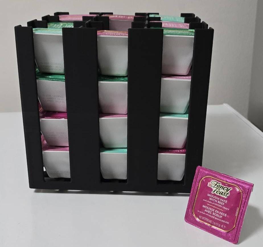 Fancy Feast Gems Lazy Susan Cat Food Holder - Holds 36 Packs