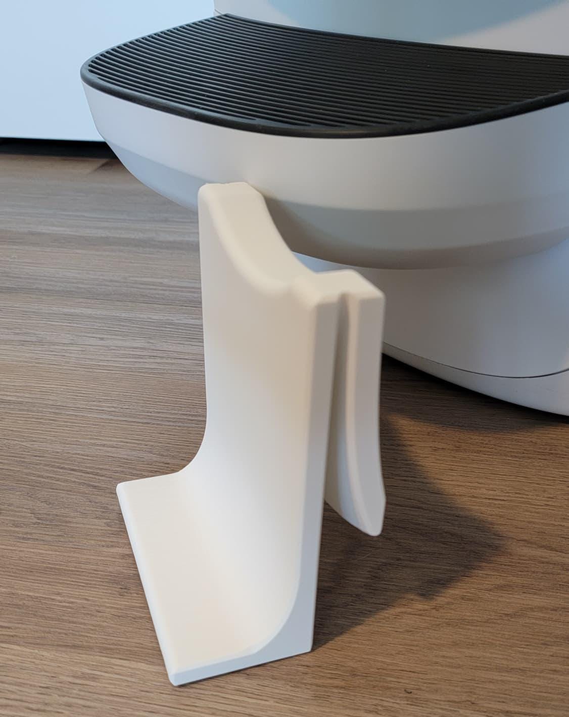 Pee Guard Max Shield Step for Litter-Robot 4 : Anti-Flicking, One-Piece Design - White or Black