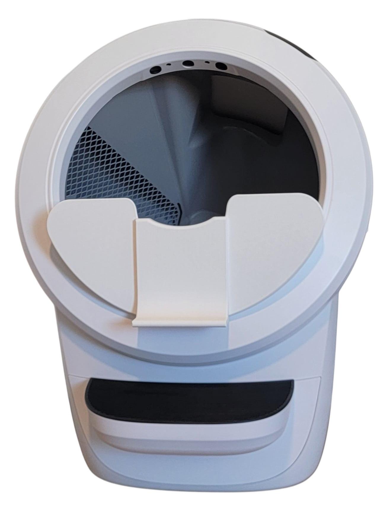 Pee Guard Max Shield Step for Litter-Robot 4 : Anti-Flicking, One-Piece Design - White or Black