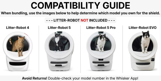 Litter Control Steps / Max Shield Bundle for Litter-Robot 4, 5, 5 Pro, EVO - In Black or White