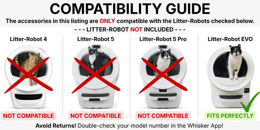 EVO Pee Guard Max Shield for Litter-Robot EVO : Anti-Flicking, One-Piece Design - White or Black