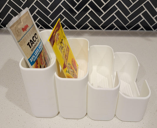 Pantry Organizer - Tiered - for Taco Packets or any other items