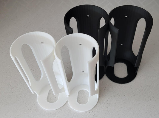 Wall Mount Cat Food Can Holder: Set of 2, Holds 20 Cans