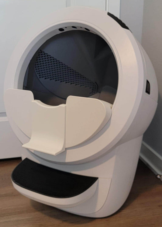 Pee Guard Max Shield Step for Litter-Robot 4 : Anti-Flicking, One-Piece Design - White or Black