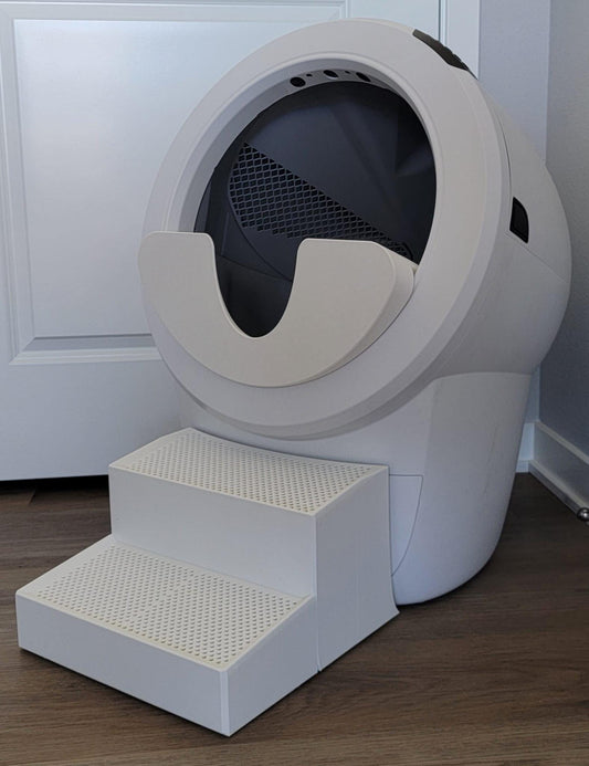 Litter Control Steps + Max Shield Bundle for Litter-Robot 4 - In Black or White