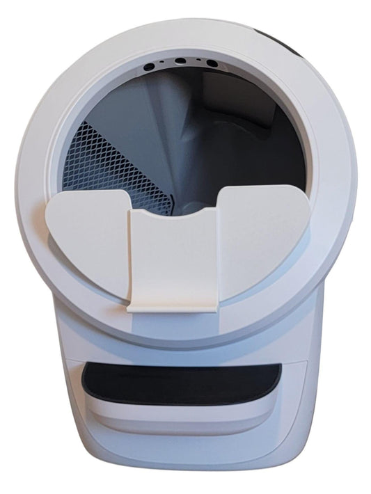 Pee Guard Max Shield Step for Litter-Robot 4 : Anti-Flicking, One-Piece Design - White or Black