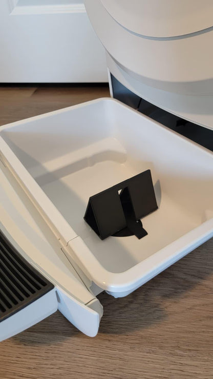 Low Entry Max Shield for Litter-Robot 4: Anti-Flicking, Single Part, White or Black