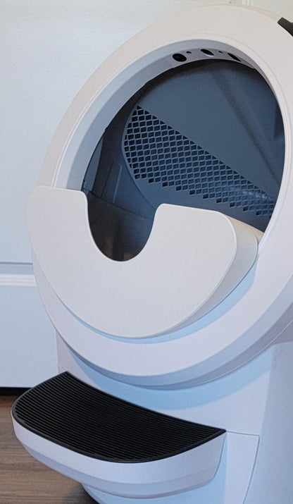 UPDATED! Max Shield for Litter-Robot 4 : Anti-Flicking, One-Piece Design - White or Black