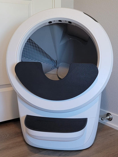 UPDATED! Max Shield for Litter-Robot 4 : Anti-Flicking, One-Piece Design - White or Black