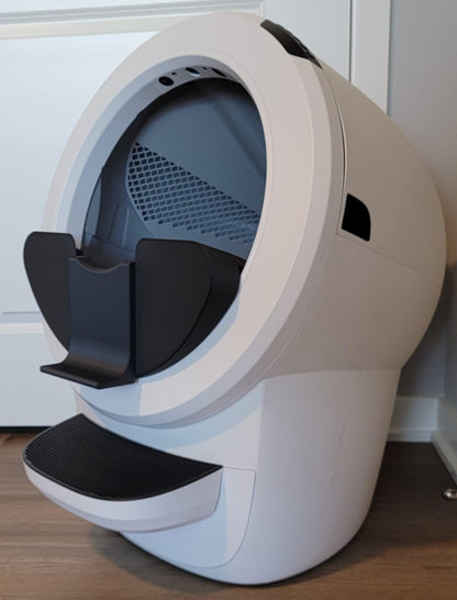 Pee Guard Max Shield Step for Litter-Robot 4 : Anti-Flicking, One-Piece Design - White or Black