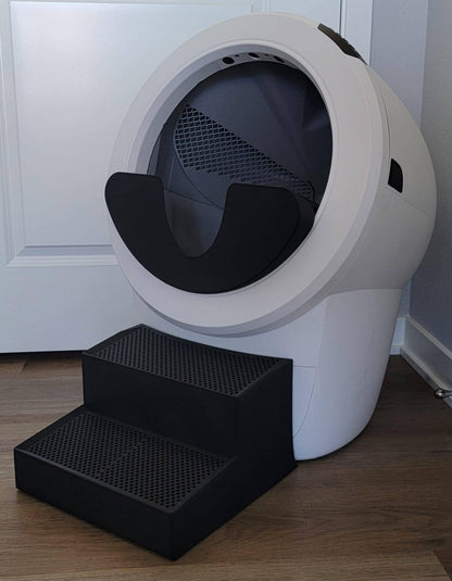 Litter Control Steps + Max Shield Bundle for Litter-Robot 4 - In Black or White