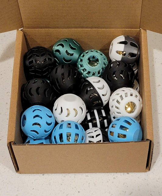 Jingle Cat Toy Balls - 28 or 56 Pack, Interactive Kitten Toys