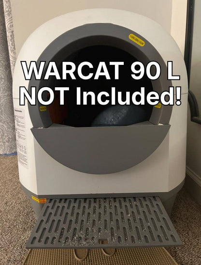 Max Shield for WARCAT 90 L | Anti-Flicking | One-Piece Design | Cleaner Floors!