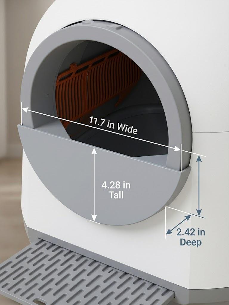 Max Shield for WARCAT 90 L | Anti-Flicking | One-Piece Design | Cleaner Floors!