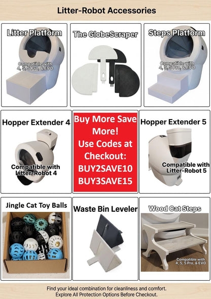 Ramp Steps Attachment ONLY for Max / Pee Guard Shields (Purchased Separately)