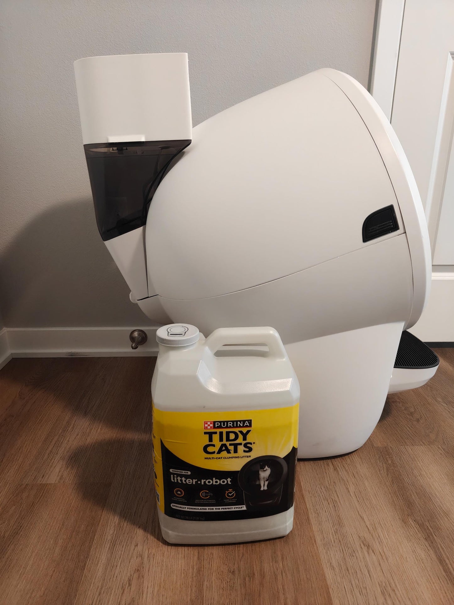 LitterHopper Extender Compatible with Litter-Robot 4 | 20lb High-Capacity Upgrade | Secure Fit Extension