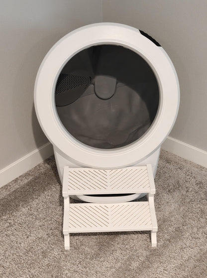 Litter Catching Cat Steps for Litter-Robot 4, 5, 5 Pro, EVO | Anti-Tracking | Easy-Clean Pet Litter Step | Senior Cats & Kittens!