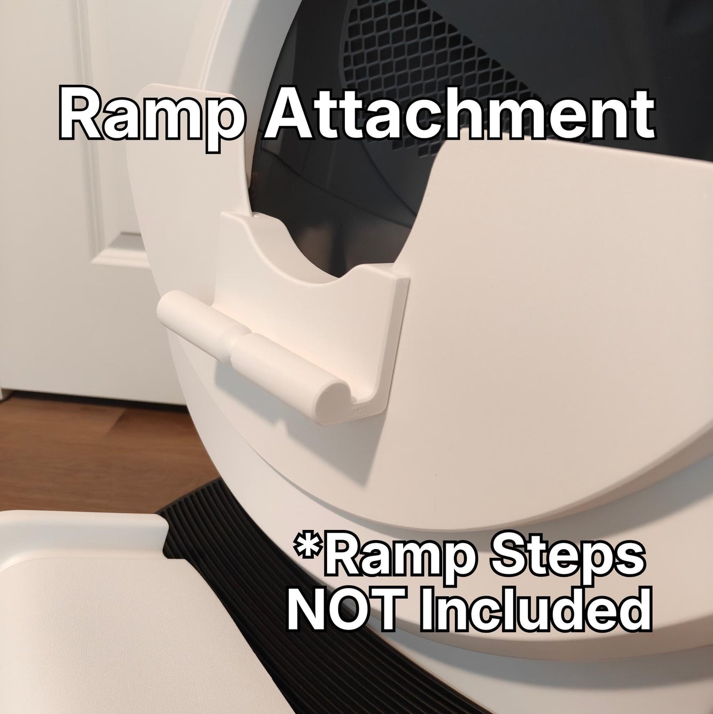 Max Shield for Litter-Robot 4 : Anti-Flicking, One-Piece Design - White or Black