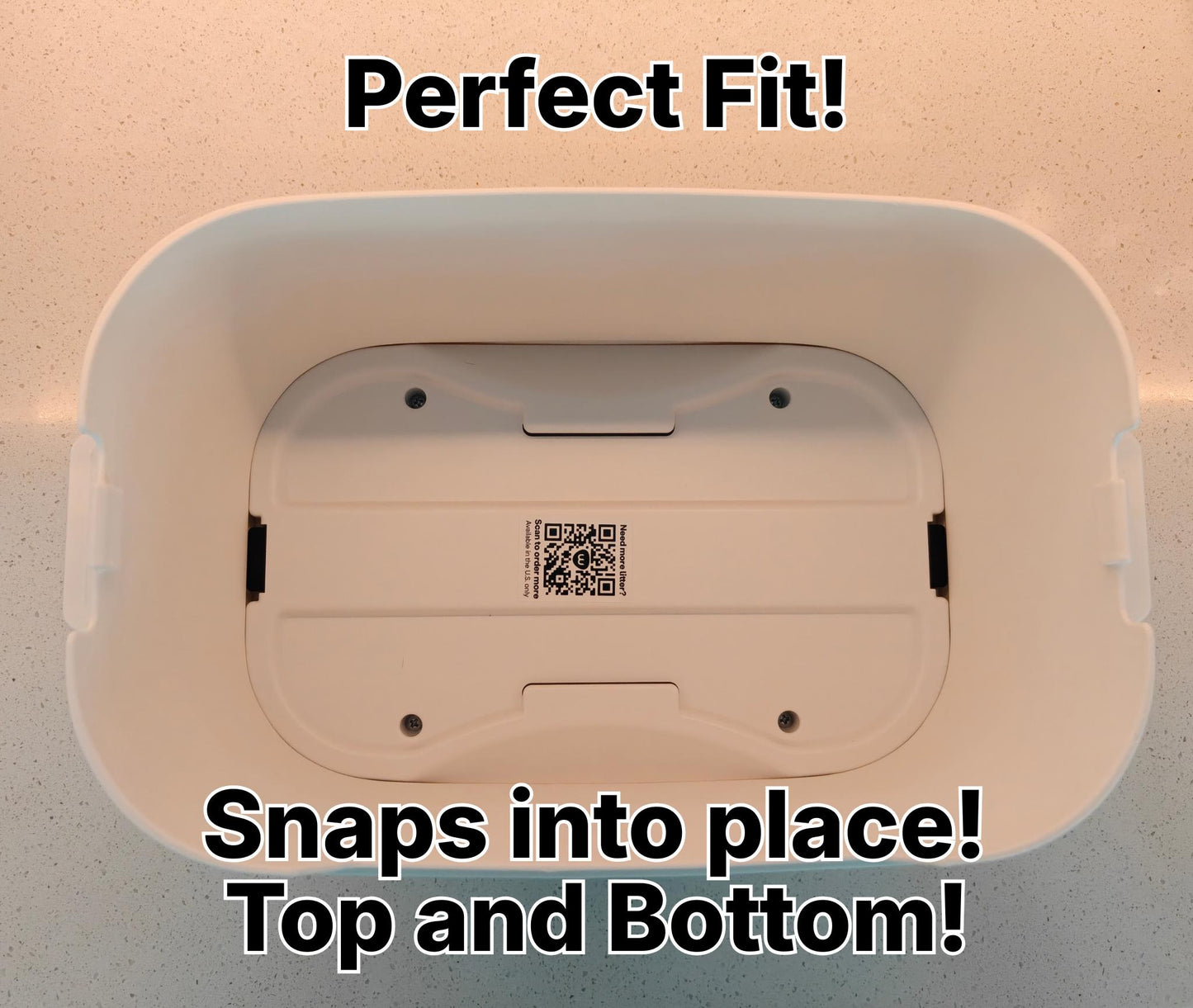 Hopper Extender 5 Compatible with Litter-Robot 5 | 20lb + High-Capacity Upgrade | Secure Fit Extension