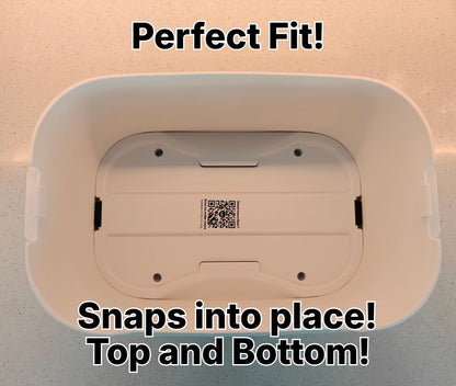 Hopper Extender 5 Compatible with Litter-Robot 5 | 20lb + High-Capacity Upgrade | Secure Fit Extension