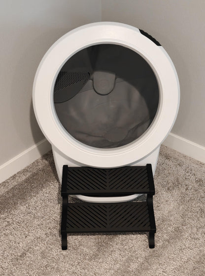 Litter Catching Cat Steps for Litter-Robot 4, 5, 5 Pro, EVO | Anti-Tracking | Easy-Clean Pet Litter Step | Senior Cats & Kittens!