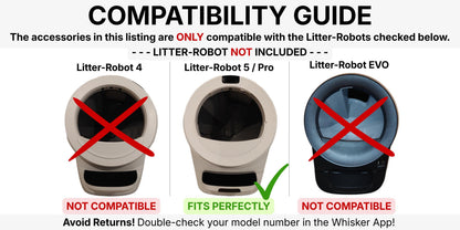 Hopper Extender 5 Compatible with Litter-Robot 5 | 20lb + High-Capacity Upgrade | Secure Fit Extension