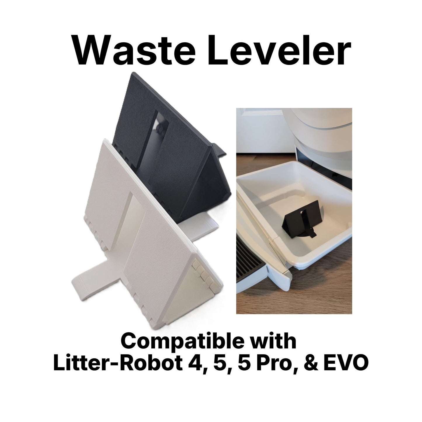 Max Shield 5 for Litter-Robot 5, 5 Pro : Anti-Flicking, One-Piece Design - White or Black