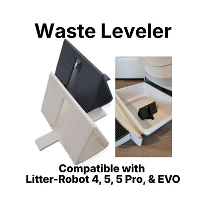 Waste Leveler Insert for Litter-Robot 4, 5, 5 Pro, or EVO Waste Drawer - Extended Capacity to go longer between changing bags!