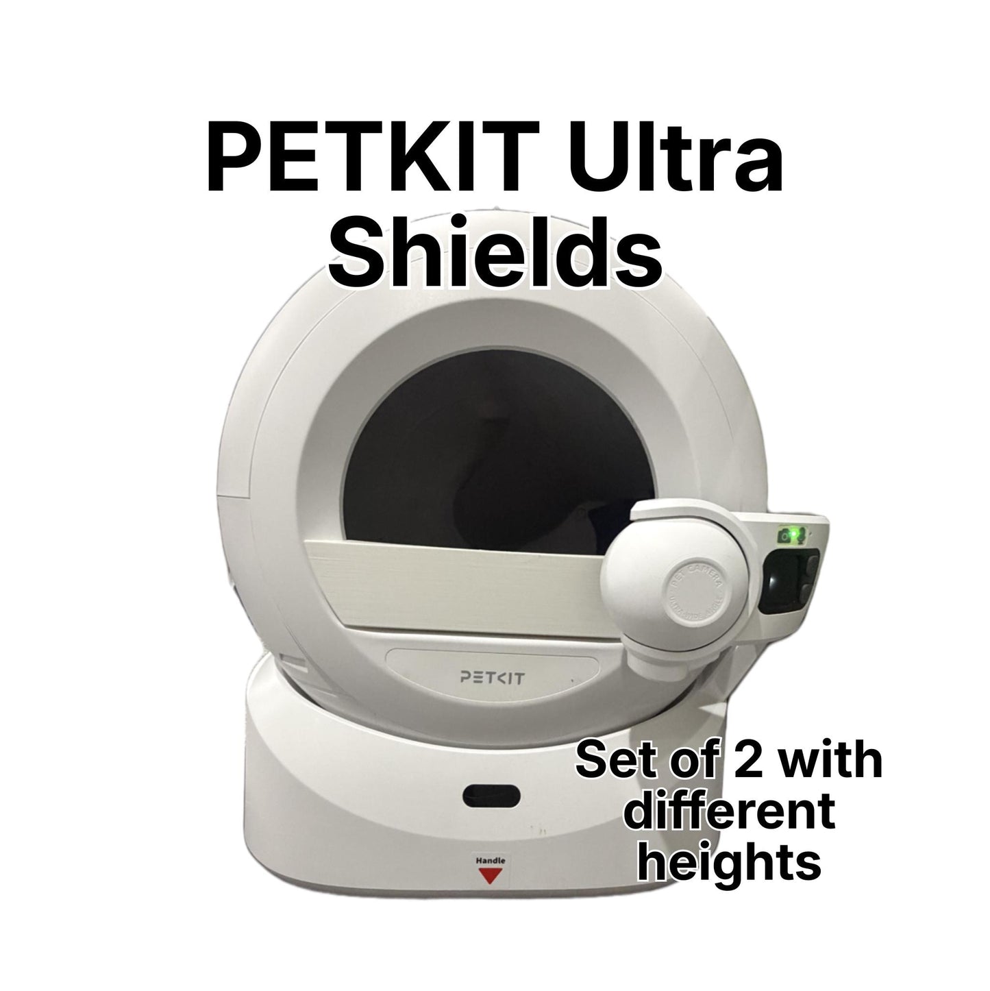 Shield Set for PETKIT Ultra | Litter Box Splash Guard & Containment Accessory