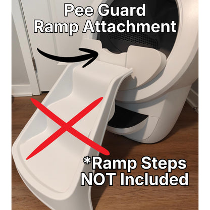 Ramp Steps Attachment ONLY for Max / Pee Guard Shields (Purchased Separately)