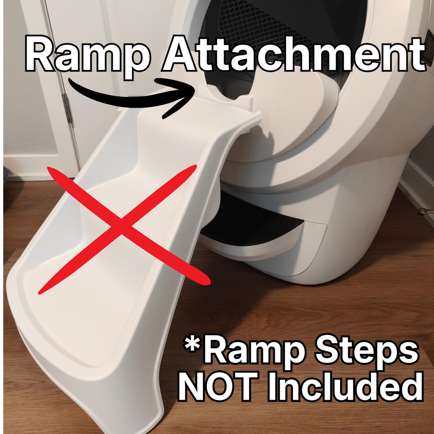 Ramp Steps Attachment ONLY for Max / Pee Guard Shields (Purchased Separately)